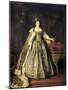 Portrait of Empress Anna Ioannovna, (1693-174), 1730-Louis Caravaque-Mounted Giclee Print