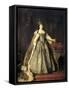 Portrait of Empress Anna Ioannovna, (1693-174), 1730-Louis Caravaque-Framed Stretched Canvas
