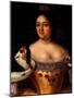 Portrait of Empress Anna Ioannovna (1693-1740)-Johann-Heinrich Wedekind-Mounted Giclee Print