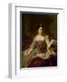 Portrait of Empress Catherine I, (1684-172), 1717-Jean-Marc Nattier-Framed Giclee Print