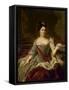 Portrait of Empress Catherine I, (1684-172), 1717-Jean-Marc Nattier-Framed Stretched Canvas