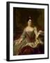 Portrait of Empress Catherine I, (1684-172), 1717-Jean-Marc Nattier-Framed Giclee Print