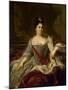 Portrait of Empress Catherine I, (1684-172), 1717-Jean-Marc Nattier-Mounted Giclee Print