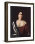 Portrait of Empress Catherine I (1684-172), Early 18th C-Johann-Heinrich Wedekind-Framed Giclee Print