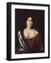 Portrait of Empress Catherine I (1684-172), Early 18th C-Johann-Heinrich Wedekind-Framed Giclee Print