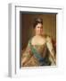 Portrait of Empress Catherine I (1684-1727)-Jean-Marc Nattier-Framed Giclee Print