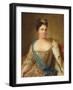 Portrait of Empress Catherine I (1684-1727)-Jean-Marc Nattier-Framed Giclee Print