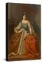 Portrait of Empress Catherine I (1684-172)-Heinrich Buchholz-Stretched Canvas