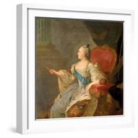 Portrait of Empress Catherine II (1729-179), 1763-Fyodor Stepanovich Rokotov-Framed Giclee Print