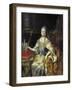 Portrait of Empress Catherine II (1729-179), 1766-Alexei Petrovich Antropov-Framed Giclee Print