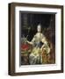 Portrait of Empress Catherine II (1729-179), 1766-Alexei Petrovich Antropov-Framed Giclee Print