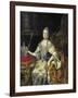 Portrait of Empress Catherine II (1729-179), 1766-Alexei Petrovich Antropov-Framed Giclee Print