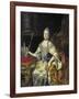 Portrait of Empress Catherine II (1729-179), 1766-Alexei Petrovich Antropov-Framed Giclee Print