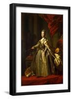 Portrait of Empress Catherine II (1729-179), 1775-1780-Fyodor Stepanovich Rokotov-Framed Giclee Print