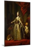 Portrait of Empress Catherine II (1729-179), 1775-1780-Fyodor Stepanovich Rokotov-Mounted Giclee Print