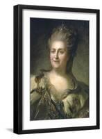 Portrait of Empress Catherine II (1729-179), 1779-Fyodor Stepanovich Rokotov-Framed Giclee Print