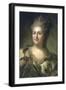 Portrait of Empress Catherine II (1729-179), 1779-Fyodor Stepanovich Rokotov-Framed Giclee Print