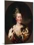 Portrait of Empress Catherine II, (1729-179), 1782-Richard Brompton-Mounted Giclee Print