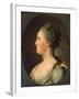 Portrait of Empress Catherine II, (1729-179), before 1762-Vigilius Erichsen-Framed Giclee Print