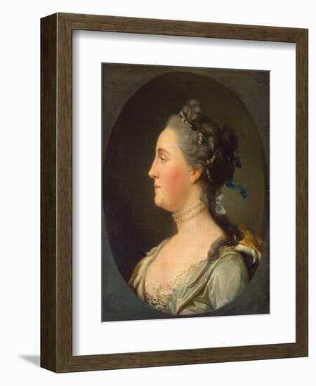 Portrait of Empress Catherine II, (1729-179), before 1762-Vigilius Erichsen-Framed Giclee Print