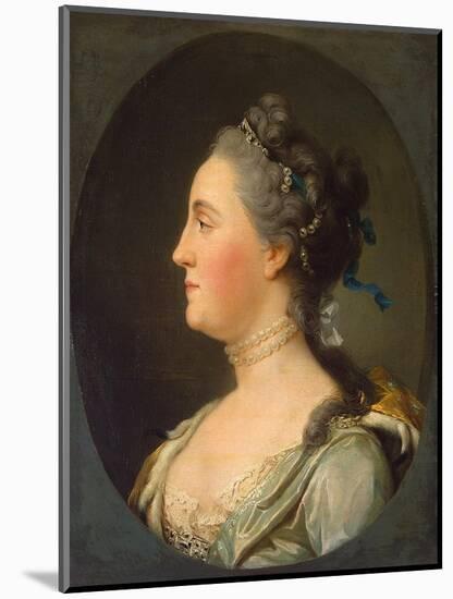 Portrait of Empress Catherine II, (1729-179), before 1762-Vigilius Erichsen-Mounted Giclee Print