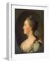 Portrait of Empress Catherine II, (1729-179), before 1762-Vigilius Erichsen-Framed Giclee Print