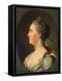 Portrait of Empress Catherine II, (1729-179), before 1762-Vigilius Erichsen-Framed Stretched Canvas