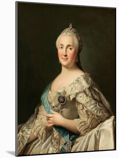 Portrait of Empress Catherine II (1729-179), C. 1780-Vigilius Erichsen-Mounted Giclee Print