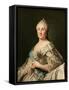 Portrait of Empress Catherine II (1729-179), C. 1780-Vigilius Erichsen-Framed Stretched Canvas