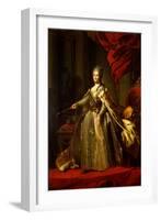 Portrait of Empress Catherine II (1729-1796)-Fyodor Stepanovich Rokotov-Framed Giclee Print