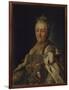 Portrait of Empress Catherine II (1729-179)-Alexander Roslin-Framed Giclee Print