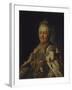 Portrait of Empress Catherine II (1729-179)-Alexander Roslin-Framed Giclee Print