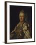 Portrait of Empress Catherine II (1729-179)-Alexander Roslin-Framed Giclee Print