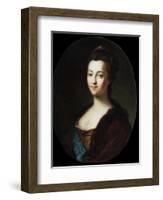 Portrait of Empress Catherine II, 18th Century-Vigilius Erichsen-Framed Giclee Print