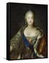 Portrait of Empress Elisabeth, 1750s-1760s-Ivan Petrovich Argunov-Framed Stretched Canvas