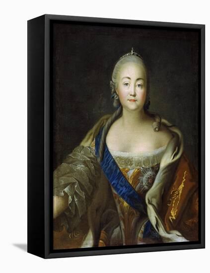 Portrait of Empress Elisabeth, 1750s-1760s-Ivan Petrovich Argunov-Framed Stretched Canvas