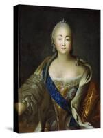 Portrait of Empress Elisabeth, 1750s-1760s-Ivan Petrovich Argunov-Stretched Canvas
