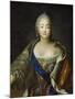 Portrait of Empress Elisabeth, 1750s-1760s-Ivan Petrovich Argunov-Mounted Giclee Print