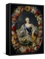 Portrait of Empress Elisabeth, 1754-Georg Kaspar von Prenner-Framed Stretched Canvas
