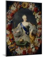 Portrait of Empress Elisabeth, 1754-Georg Kaspar von Prenner-Mounted Giclee Print