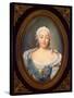 Portrait of Empress Elisabeth Petrovna (1709-176)-Jean-Henri Benner-Stretched Canvas