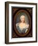 Portrait of Empress Elisabeth Petrovna (1709-176)-Jean-Henri Benner-Framed Giclee Print