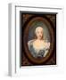 Portrait of Empress Elisabeth Petrovna (1709-176)-Jean-Henri Benner-Framed Giclee Print