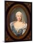 Portrait of Empress Elisabeth Petrovna (1709-176)-Jean-Henri Benner-Mounted Giclee Print