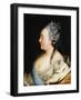 Portrait of Empress Elisabeth with Pearls, C1768-Heinrich Buchholz-Framed Giclee Print