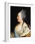 Portrait of Empress Elisabeth with Pearls, C1768-Heinrich Buchholz-Framed Giclee Print