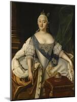 Portrait of Empress Elisabeth-Louis Caravaque-Mounted Giclee Print