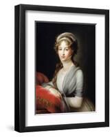 Portrait of Empress Elizabeth Alexeievna, C1795-Elisabeth Louise Vigee-LeBrun-Framed Premium Giclee Print