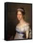 Portrait of Empress Elizabeth Alexeievna, Princess Louise of Baden (1779-182), after 1806-null-Framed Stretched Canvas