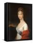 Portrait of Empress Elizabeth Alexeievna, Princess Louise of Baden (1779-182), after 1806-null-Framed Stretched Canvas